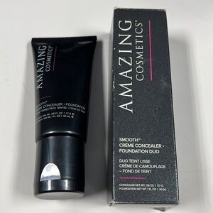 Amazing Cosmetics Golden Tan Smooth Cream Concealer Foundation Duo - New in Box